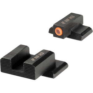 Night Fision Night Sight Set For Smith & Wesson Bodyguard 2.0 Orange Front Blank Rear
