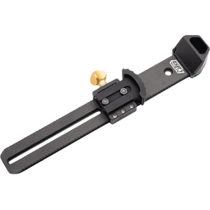 Area 419 Arcalock 12" Universal Barricade Arca Rail Kit With Arca Clamp And Barricade Stop Aluminum Black