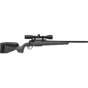 Savage Arms 110 Trailblazer Xp Bolt Action Rifle 25 Creedmoor Left Hand 20" Fluted Tungsten Cerakote Threaded Barrel Tungsten Cerakote Frame Dark Gray Adjustable Stock With Vortex Diamondback Scope