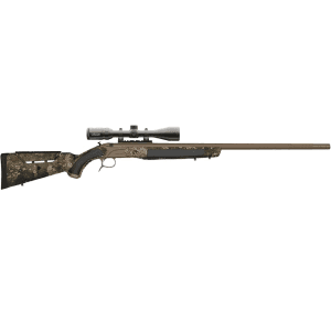 Cva Accura Lr-X 50 Caliber Muzzleloading Rifle 30" Threaded Flat Dark Earth Barrel Truetimber Strata Stock With Konuspro 4-12x44 Scope