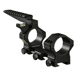 Hawkins Precision Heavy Tactical 1-Piece 35mm Picatinny Scope Mount With Offset Level Cap And Picatinny Rail Matte Low