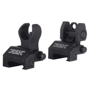 Troy Industries Micro Battle Sight Hk Style Ar-15 Sight Set Black