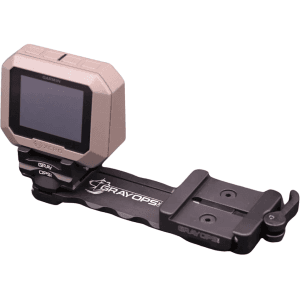 Gray Ops CNC Garmin Xero C1 Pro Chronograph QD Mount with Extension Arm and ARCA Clamp