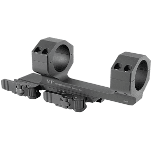 Midwest Industries Qd Extended 1-Piece Cantilever Picatinny Scope Mount 30mm Rings Matte Black