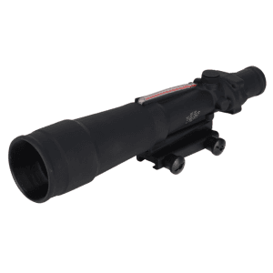 Trijicon Acog Ta55 Bac Rifle Scope 5.5x 50mm Dual-Illuminated Red Chevron 308 Winchester Reticle With Ta51 Flattop Mount