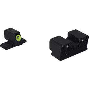 Trijicon Hd Xr Night Sight Set For Sig Sauer 40 S&w, 45 Acp Steel Matte 3-Dot Tritium Green With Yellow Front Dot Outline