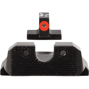 Trijicon Hd Xr Night Sight Set For Smith & Wesson M&p Shield, Shield M2.0 9mm, 40 S&w, 45 Acp Steel Matte 3-Dot Tritium Green With Orange Front Dot Outline