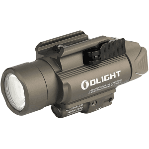 Olight Baldr Pro Weapon Light With Green Laser For Picatinny Rail Desert Tan