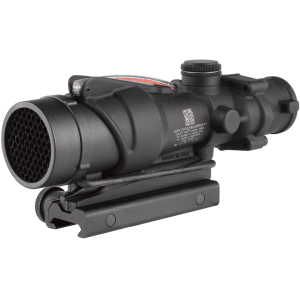 Trijicon Acog Ta31rco Bac Rifle Scope 4x 32mm A4 Military Version Dual-Illuminated Red Chevron 223 Remingtonreticle With Ta51 Flattop Mount Matte Black