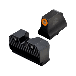 Xs Sight Systems Xs R3d 2.0 Suppressor Height Night Sight Set For Glock 20, 21, 29, 30, 30s, 37, 41 Tritium Dot Orange Outline