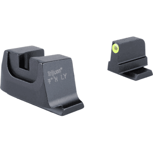 Trijicon Suppressor Night Sight Set For Smith & Wesson M&p C.o.r.e, M&p 2.0 Optics Ready Metal Rear Front Yellow With Tritium Green