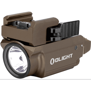 Olight Baldr Mini Weapon Light With Green Laser For Picatinny Rail Desert Tan