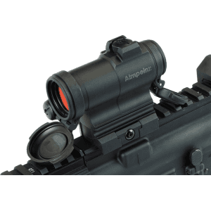 Aimpoint Compm5s Red Dot Sight 30mm Tube 1x 2 Moa Dot Picatinny Mount With Lrp 39mm Spacer Matte Black