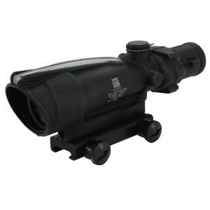 Trijicon Acog Ta11 Bac Rifle Scope 3.5x 35mm Dual-Illuminated Green Chevron 308 Winchester Reticle With Ta51 Flattop Mount Matte Black