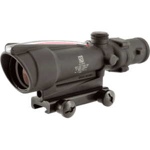 Trijicon Acog Ta11 Bac Rifle Scope 3.5x 35mm Dual-Illuminated Red Chevron M193 5.56x45 55gr Ballistic Reticle With Ta51 Flattop Mount Matte Black