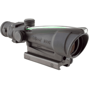 Trijicon Acog Ta11 Bac Rifle Scope 3.5x 35mm Dual-Illuminated Green Horseshoe Dot 308 Winchester Reticle With Ta51 Flattop Mount Matte Black