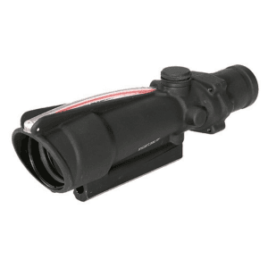 Trijicon Acog Ta11 Bac Rifle Scope 3.5x 35mm Dual-Illuminated Red Horseshoe Dot 308 Winchester Reticle With Ta51 Flattop Mount Matte Black