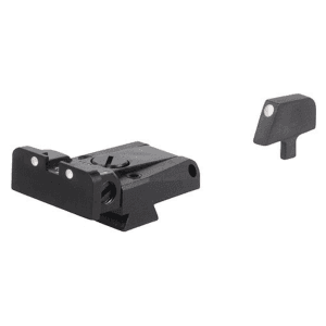 Lpa Sights Lpa Spr Sight Set For 1911 Government With Narrow Tenon Front Sight Steel 3-Dot