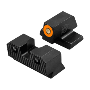 Xs Sight Systems Sight Set R3d 2.0 Orange Standard Height S&w M&p 2.0 Or Full Size, Compact