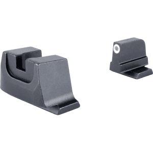 Trijicon Suppressor Night Sight Set For Smith & Wesson M&p C.o.r.e, M&p 2.0 Optics Ready Metal Rear Front White With Tritium Green
