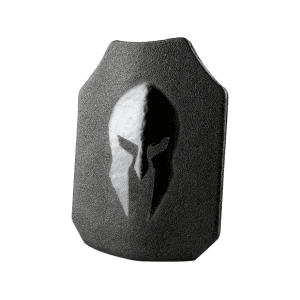 Spartan Armor Spartan AR550 Steel Body Armor Stand Alone Ballistic Plate III 10"x12" Single Curve Base Coat