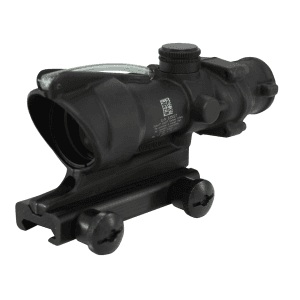 Trijicon Acog Ta31 Bac Rifle Scope 4x 32mm Dual-Illuminated Green Horseshoe Dot 223 Remington Reticle With Ta51 Flattop Mount Matte Black