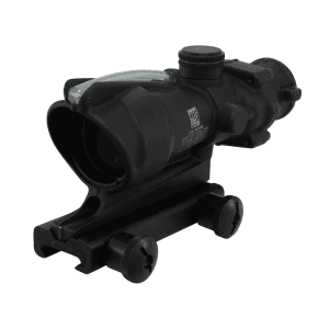 Trijicon Acog Ta31 Bac Rifle Scope 4x 32mm Dual-Illuminated Green Chevron 223 Remington Reticle With Ta51 Flattop Mount Matte Black