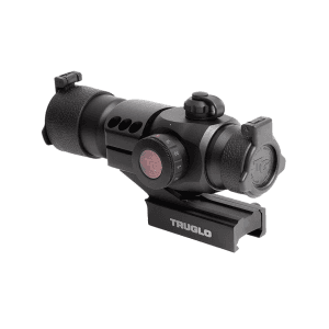 Truglo Triton Red Dot Sight 30mm Tube 1x 5 Moa Dot Red, Green, And Blue With Integral Weaver-Style Mount Matte Black