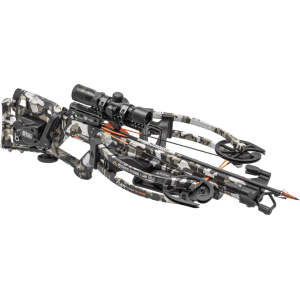 Wicked Ridge Fury 410 Acudraw De-Cock Rangemaster Pro Scope Crossbow Package Peak Xt