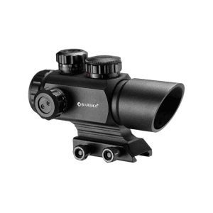 Barska Ar-X Red/Green Dot Sight 1x 35mm Illuminated 4-Pattern (Star, Cross, Bullseye, And Dot) Reticle Matte Black