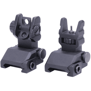 GunTec Rapid Acquisition AR-15 Sight Set Matte Black