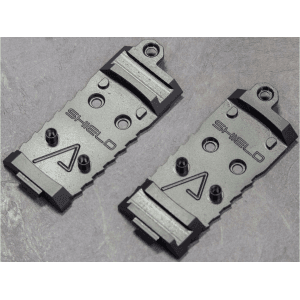 Agency Arms Optic System (AOS) Plate for Glock Shield RMS Standard Steel Black DLC