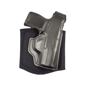 Desantis Gunhide Die Hard Ankle Holster Right Hand Sig Sauer P365 With Red Dot Leather Black
