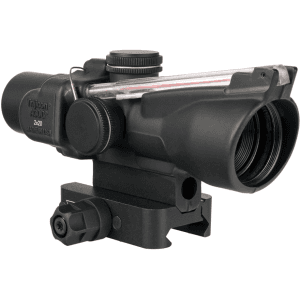 Trijicon Acog Ta47 Compact Rifle Scope 2x 20mm Dual-Illuminated Rtrtm .223 Reticle Q-Loc Mount Matte Black