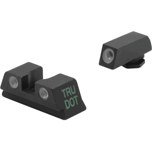 Meprolight Tru-Dot Sight Set For Glock 42, 43, 43x, 48 Steel Blue Tritium Green