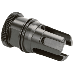 Griffin Armament Dual-Lok Stealth Flash Hider Suppressor Mount 5.56mm 1/2"-28 Thread Stainless Steel Nitride