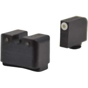 Truglo Tritium Pro Sight Set For Glock Mos High Tritium Green With White Front Dot Outline