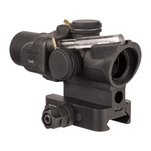 Trijicon Acog Ta44 Compact Rifle Scope 1.5x 16mm Dual-Illuminated Red Ring & 2 Moa Center Dot Reticle Q-Loc Mount Matte Black