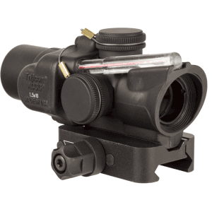 Trijicon Acog Ta44 Compact Rifle Scope 1.5x 16mm Dual-Illuminated Red Ring & 2 Moa Center Dot Reticle Low Q-Loc Mount Matte Black