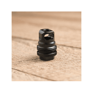 Silencerco Asr Single Port Muzzle Brake Suppressor Mount 9mm 1/2"-28 Thread Steel Matte