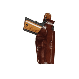 Triple K 440 Lightning OWB Holster Right Hand 1911 Government with Rail Leather Walnut