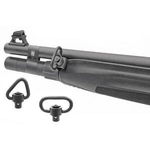 Gg&g Tactical Qd Sling Attachment With Rectangular Swivel & Flashlight Mount Combo Beretta 1301 12 Gauge Steel Black