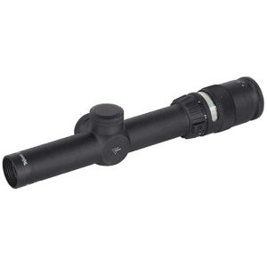 Trijicon Accupoint Tr24 Rifle Scope 1-4x 24mm Triangle Green Reticle Matte Black