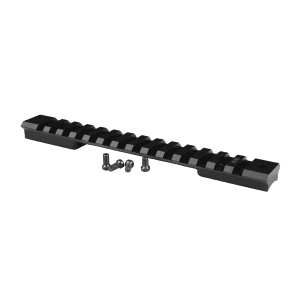 Warne Mountain Tech 1-Piece Picatinny (STANAG) Scope Base Weatherby Mark V Standard 6 Lug Matte Black