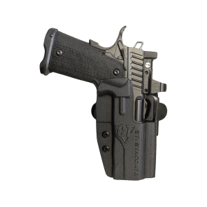 Comp-Tac International OWB Holster Right Hand Sig Sauer P226 with Rail 9mm, 40 S&W Kydex Black