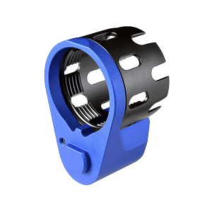 Strike Industries Enhanced Ar-15, Lr-308 Carbine Endplate With Qd Sling Mount Aluminum Blue