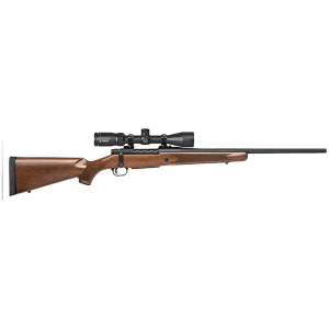 Mossberg Patriot Bolt Action Rifle 270 Winchester 22" Fluted Blued Barrel Blued Frame Walnut Straight Grip Stock With Vortex Crossfire Ii Scope
