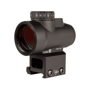 Trijicon Mro Hd Red Dot Sight 68 Moa Reticle With 2.0 Moa Dot With Picatinny Lower 1/3 Co-Witness Mount Matte Black