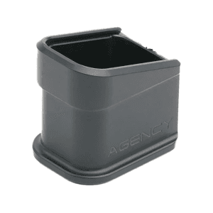 Agency Arms Extended Magazine Base Pad for Glock 17 17-Round Factory Magazines 9mm +5 Aluminum Black