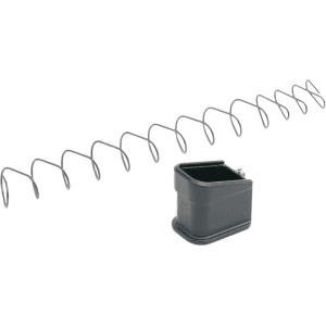 Agency Arms Extended Magazine Base Pad for Sig P320 17-Round Factory Magazines 9mm +5 Aluminum Black